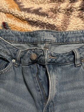 Time and Tru Men's Medium Blue Straight Low-Rise Jeans